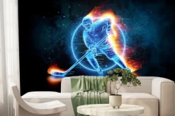 Fototapeta: Ognisty hokeista