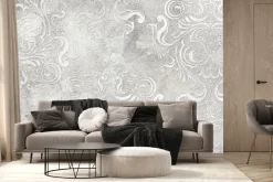 Fototapeta: Ornamentowe wzory na betonowej ścianie