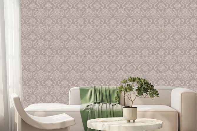 Fototapeta: Ornamentowy wzór na beżowym tle