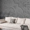 Fototapeta: Ornamentowy wzór w szarości