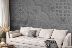 Fototapeta: Ornamentowy wzór w szarości