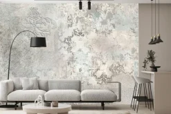 Fototapeta: Ornamenty na betonowym tle wzór w stylu industrialnym