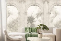 Fototapeta: Ozdobne łuki wśród tropikalnej roślinności