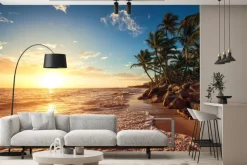 Fototapeta: Palmy na tropikalnej plaży