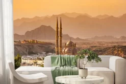 Fototapeta: Panorama od old town , mountains of sharm el sheikh. egypt.