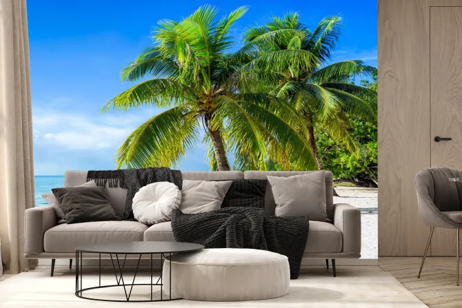 Fototapeta: Panorama plaży w lecie