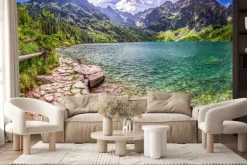 Fototapeta: Panorama staw w środku tatr
