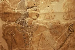 Fototapeta: Płaskorzeźba z kamienia starożytnego egiptu