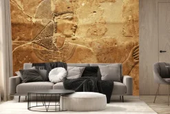 Fototapeta: Płaskorzeźba z kamienia starożytnego egiptu