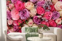 Fototapeta: Pastelowe kwiaty ślubne