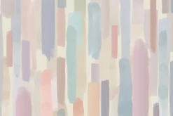 Fototapeta: Pastelowe paski pędzla malarskiego