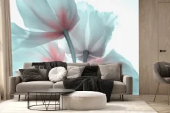 Fototapeta: Pastelowe tulipany 3d