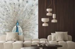 Fototapeta: Paw z pięknymi piórami