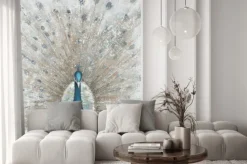 Fototapeta: Paw z pięknymi piórami