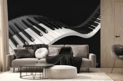 Fototapeta: Piano keys (clipping path included)