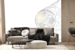 Fototapeta: Piłka 3d w bramce