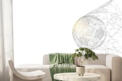 Fototapeta: Piłka 3d w bramce