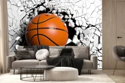 Fototapeta: Piłka do koszykówki w trójwymiarze 3d