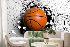 Fototapeta: Piłka do koszykówki w trójwymiarze 3d