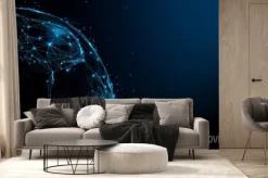 Fototapeta: Piłka nożna na ilustracji 3d