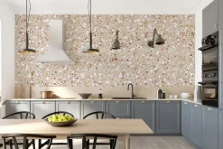 Fototapeta: Piękne beżowe tło z fakturą kamienia