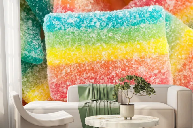 Fototapeta: Piękne kolorowe cukierki