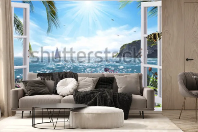 Fototapeta: Piękny widok z okna