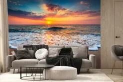 Fototapeta: Piękny wschód słońca nad morzem