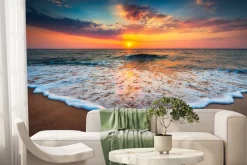 Fototapeta: Piękny wschód słońca nad morzem