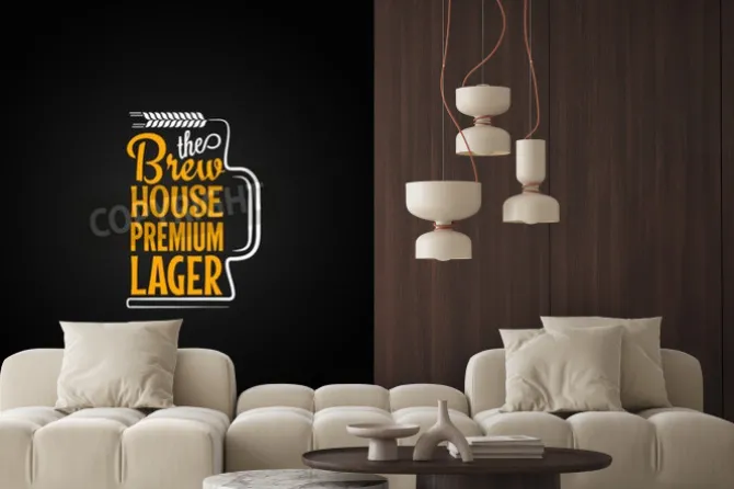 Fototapeta: Piwa kubek wzór tła