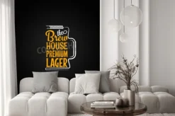 Fototapeta: Piwa kubek wzór tła