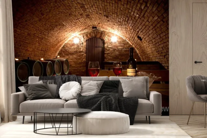Fototapeta: Piwnica na wino