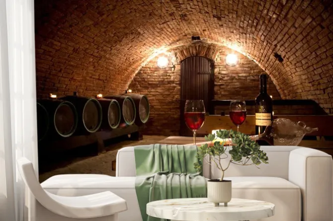 Fototapeta: Piwnica na wino