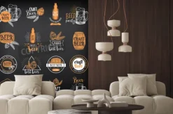 Fototapeta: Piwo odznaki restauracji wektor, projektowania menu alkoholu.