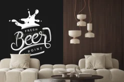 Fototapeta: Piwo punkt typografii. wektor archiwalne liternictwo ilustracji.