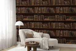 Fototapeta: Półki z książkami w bibliotece