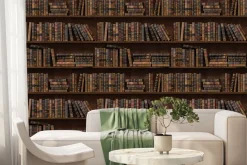 Fototapeta: Półki z książkami w bibliotece