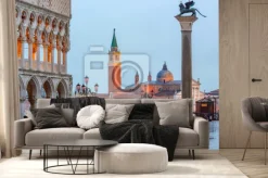 Fototapeta: Plac w wenecji z widokiem na san giorgio maggiore