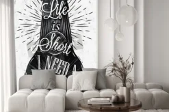 Fototapeta: Plakat kieliszek do wina restauracja w stylu retro vintage życia