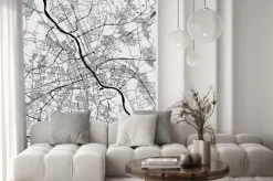 Fototapeta: Plan miasta warszawy stolicy polski