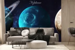 Fototapeta: Planety układu słonecznego strzał z kosmosu pokazujące wszystkie