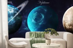 Fototapeta: Planety układu słonecznego strzał z kosmosu pokazujące wszystkie