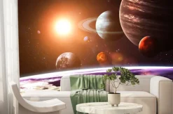 Fototapeta: Planety układu słonecznego w kosmosie