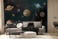 Fototapeta: Planety w kosmicznej galaktyce