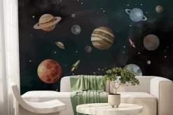 Fototapeta: Planety w kosmicznej galaktyce