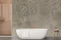 Fototapeta: Pnącza z kwiatami w odcieniach beżu