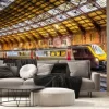 Fototapeta: Pociąg pasażerski w bristol temple meads, anglii