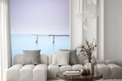 Fototapeta: Polacy i miękka woda na wody krajobrazu. długi czas ekspozycji.