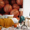Fototapeta: Pomarańczowe piłki do koszykówki