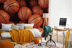Fototapeta: Pomarańczowe piłki do koszykówki